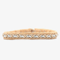 Narrow bracelet in Natural Medium 6 3/4"