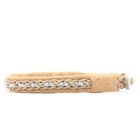 Narrow bracelet in Natural Medium 6 3/4"