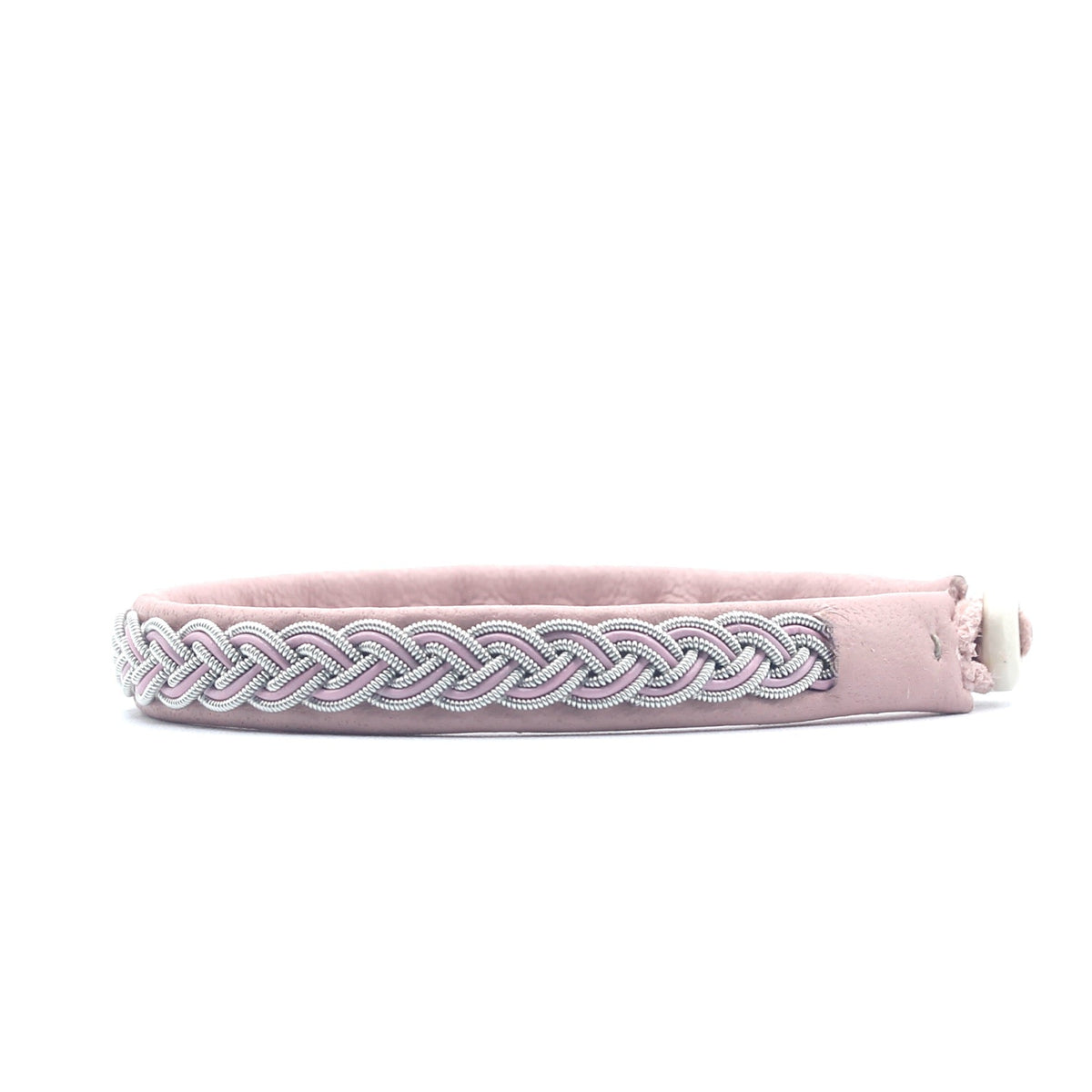 Marin Pink braid on White