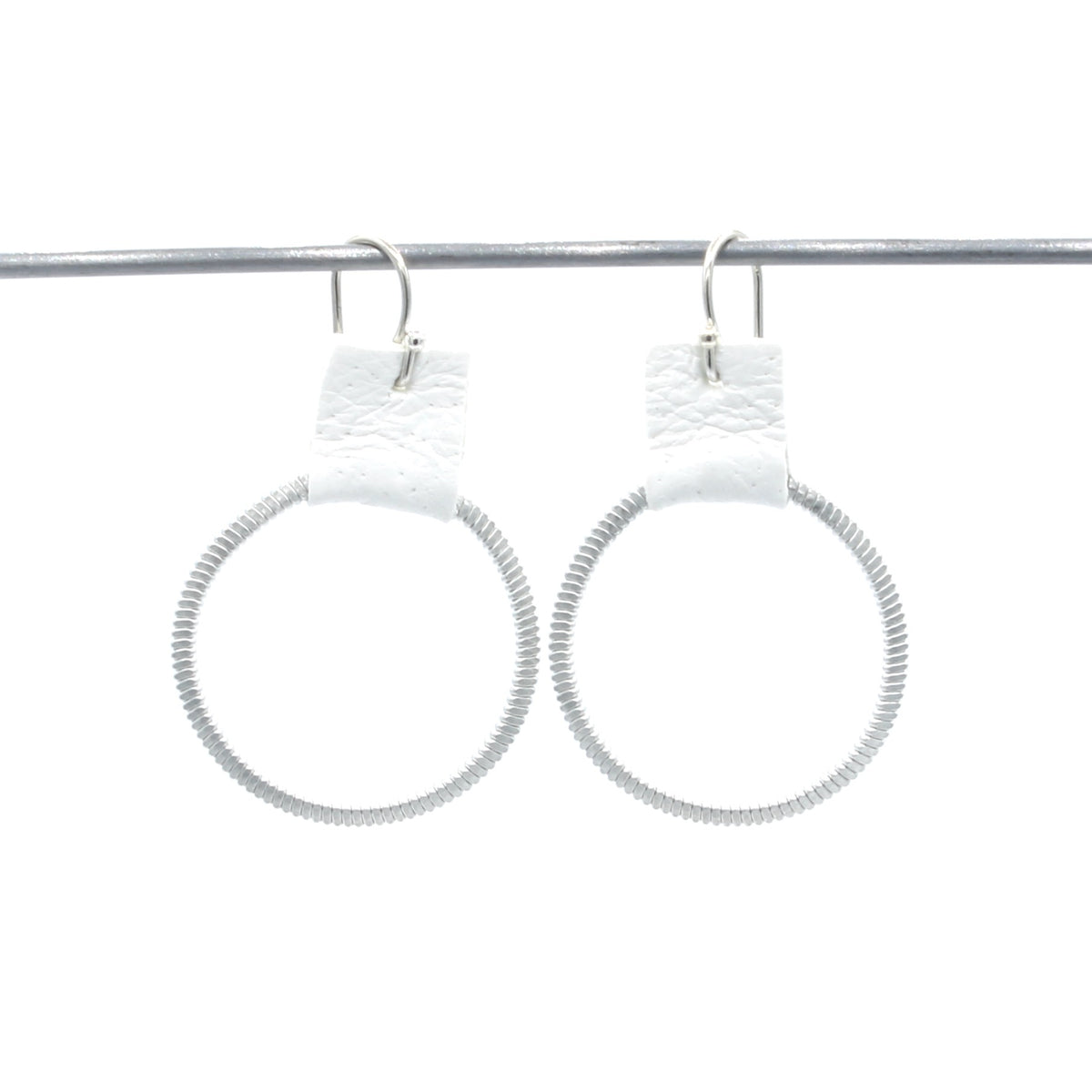 Flat Coil Hoop Earrings