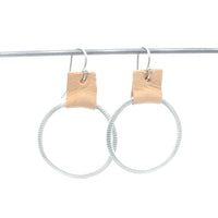 Flat Coil Hoop Earrings