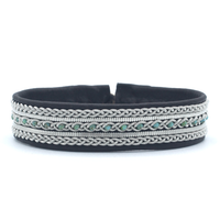 Malin Dark Brown with Turquoise Beads