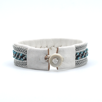 Sierra White with Turquoise Beads