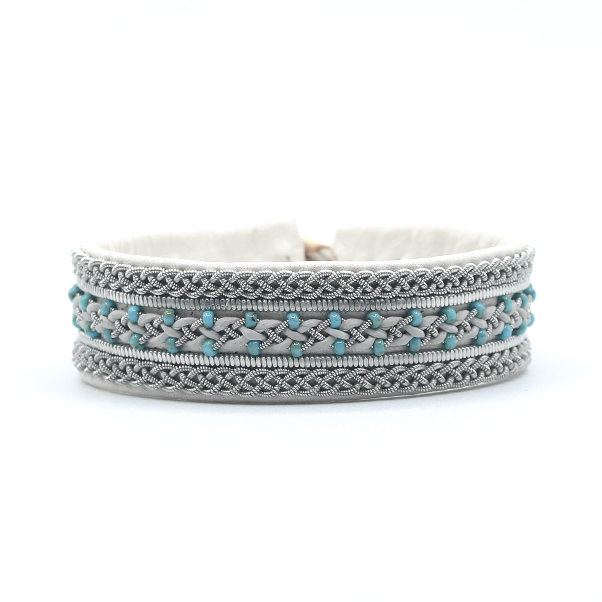 Sierra White with Turquoise Beads