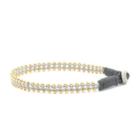 Lucia Narrow Braid with Gold Beads