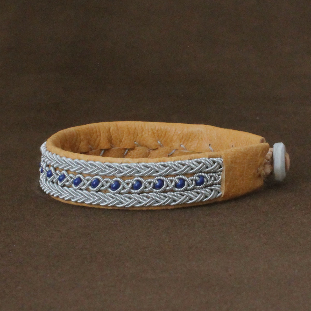Pop Wide Bracelet Lapis Blue